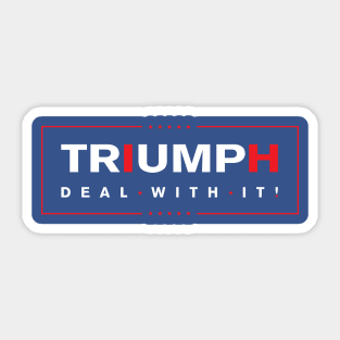 TRIUMPH - Red & White Sticker